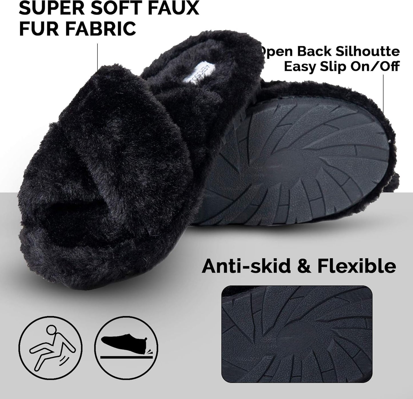 Slippers for Women - Elegant Womens Slippers - House Slippers Womens Slides S-XL